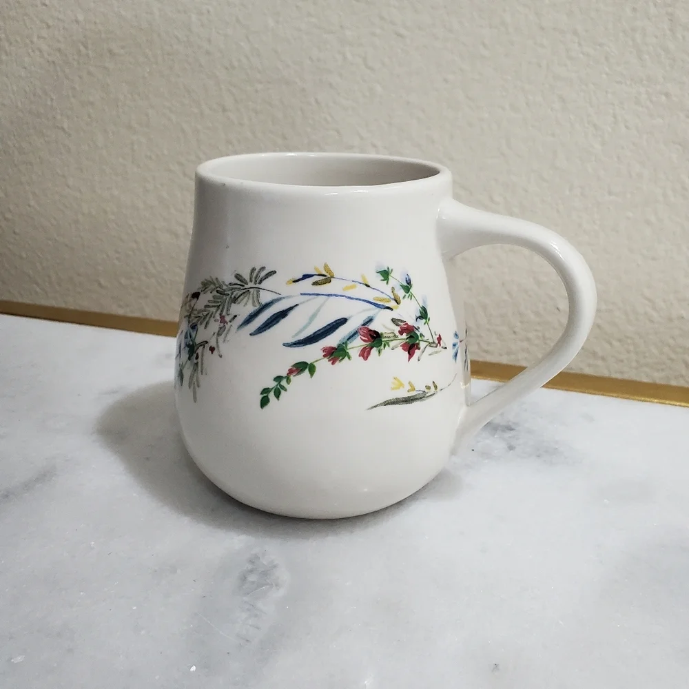 Anthropologie Floral Ceramic Mug - Picture 2 of 8